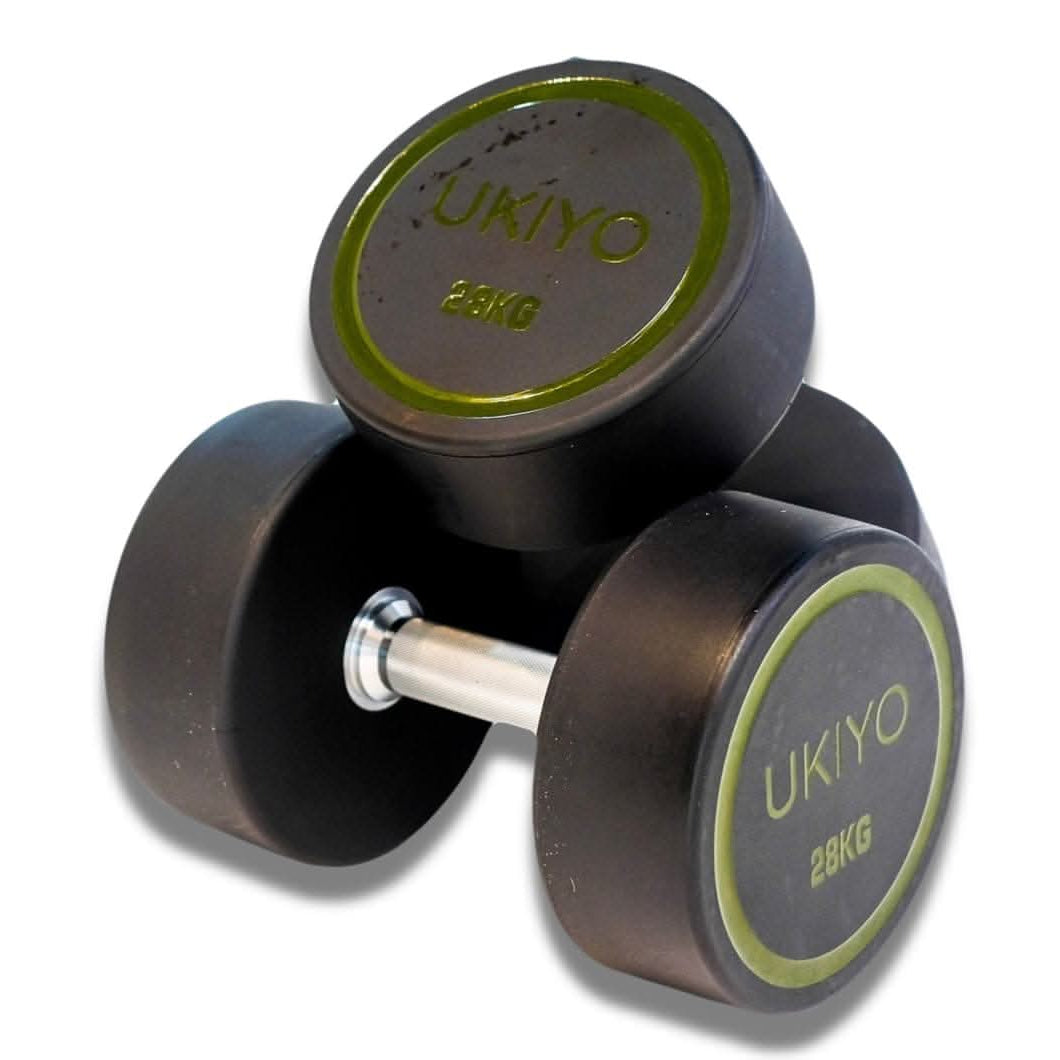 Ukiyo Premium Round Dumbbells, Sold as Pair