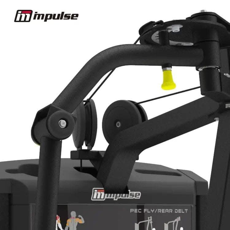 Impulse Fitness IF9315 Pec Fly / Rear Delt – Chest & Shoulder Workout Machine (Black)