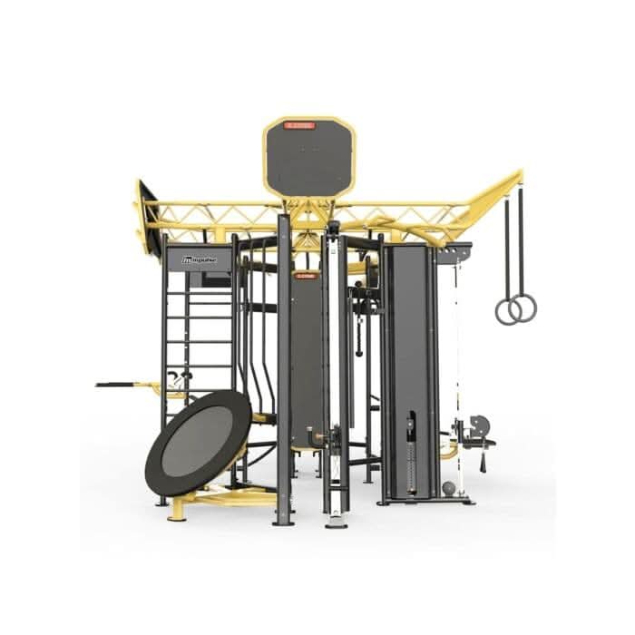 Impulse Fitness X-Zone Full Power Rack – Black & Yellow Heavy Duty Strength Training Rack