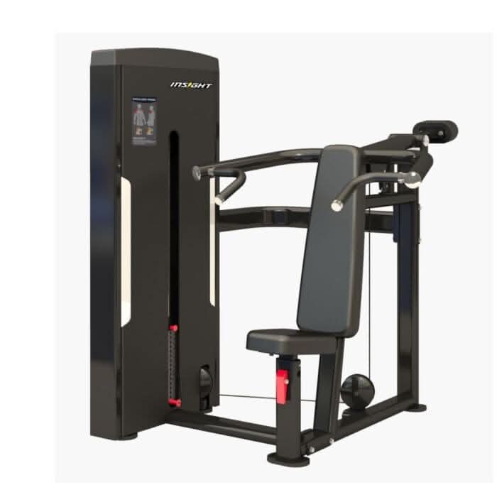Insight Fitness Shoulder Press Machine SA004 – Black | Upper Body Strength Trainer