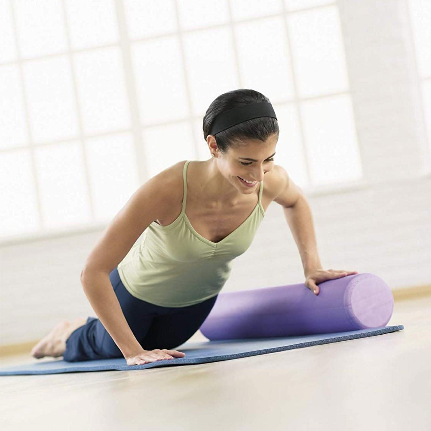 Merrithew Foam Roller™ Deluxe - 36 inch (Purple) for Pilates, ST-06041