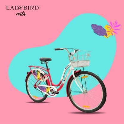 BSA, Lady Bird Evita 24 T Girls Cycle/Womens Cycle, Pink