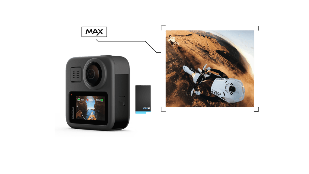 Gopro, Max, Black