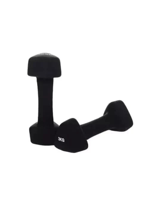 York, Fitness Trangle Neoprene Dumbell, 60486, Black