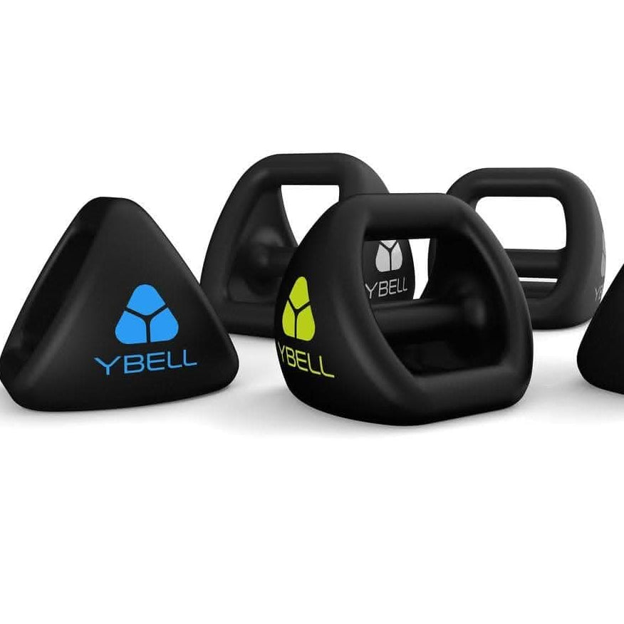 YBelleo 4-in-1 Weight Set, Kettlebell, Dumbbell, Double Grip Med Ball & Push-Up Stand
