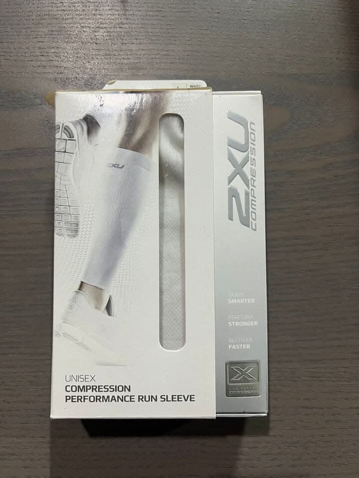 2Xu, Compression Performance Run Sleeve X Large, Ua2762B, White/White