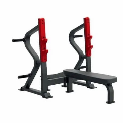 Impulse Fitness, Flat Bench Press, Sl7028, Silver & Black