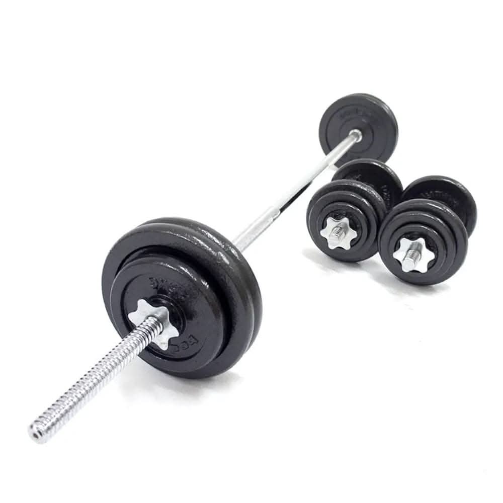Combo, Ta Sport, Barbell Set & Dumbbell Set 50Kg, Black
