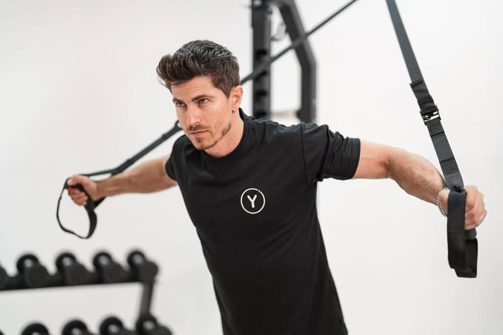 Combo Ukiyo Sensei Set (Squat Rack with Bench, 6 Kg - 16 Kg Dumbbells with Rack, 150 Kg Barbell Set, Barbell Pad, Elastic Band & Suspension Trainer)