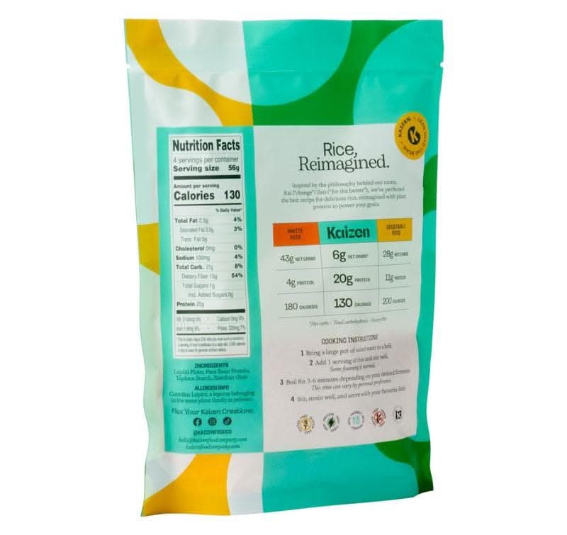 Kaizen Low Carb High Protein Pasta Rice 226 Gr