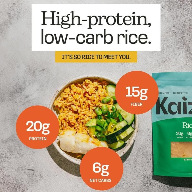 Kaizen Low Carb High Protein Pasta Rice 226 Gr