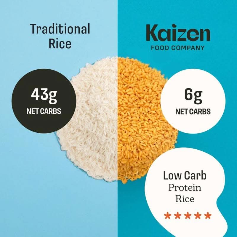 Kaizen Low Carb High Protein Pasta Rice 226 Gr