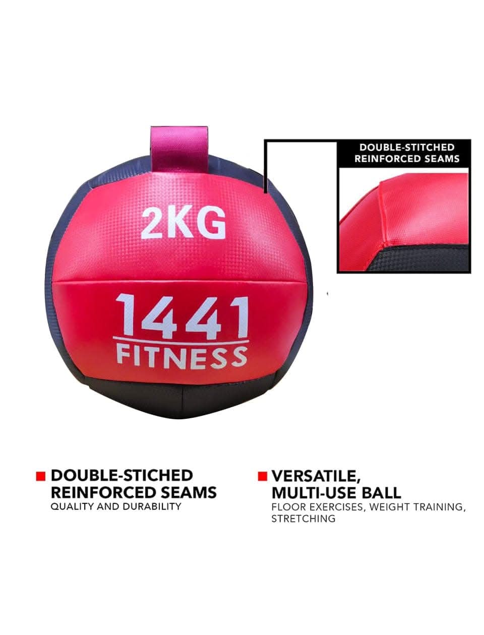 1441 Fitness Wall Ball for Crossfit Exercises - 1 Kg to 15 Kg