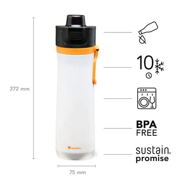 Aladdin Sports Thermavac Stainless Steel Water Bottle, 0.6L