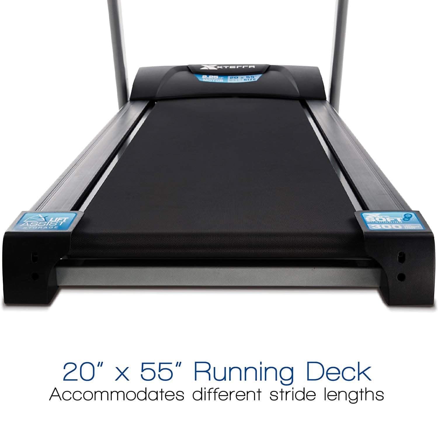XTERRA Fitness TRX2500 Home Use Folding Treadmill
