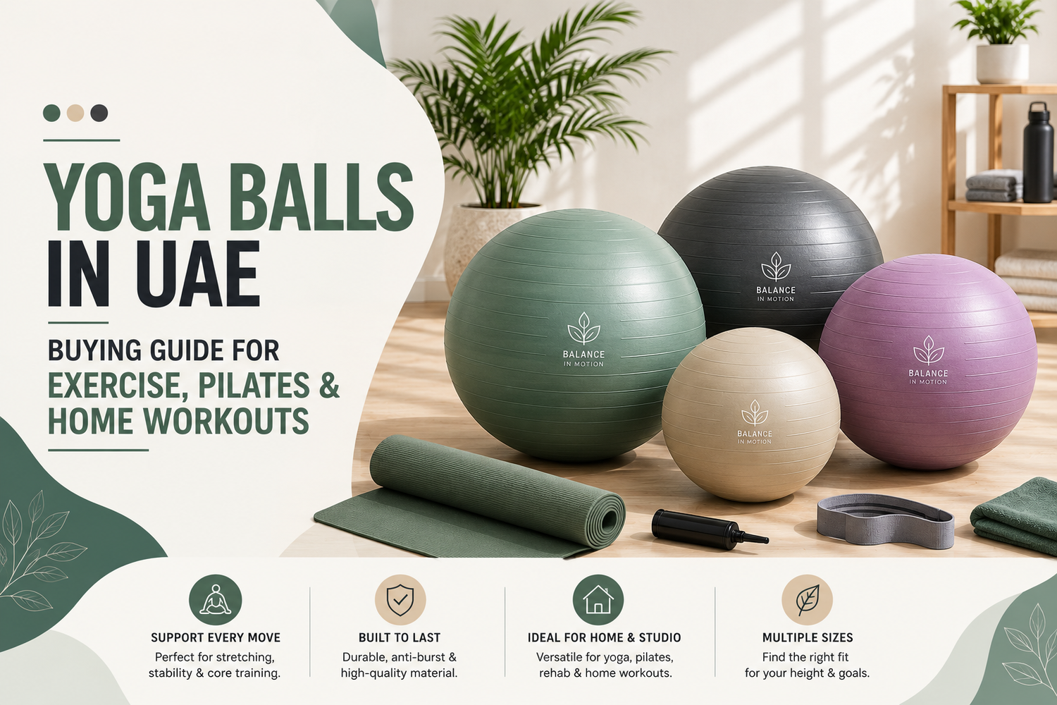 Yoga Balls in UAE | Complete Buying Guide for Exercise, Pilates & Home Workouts