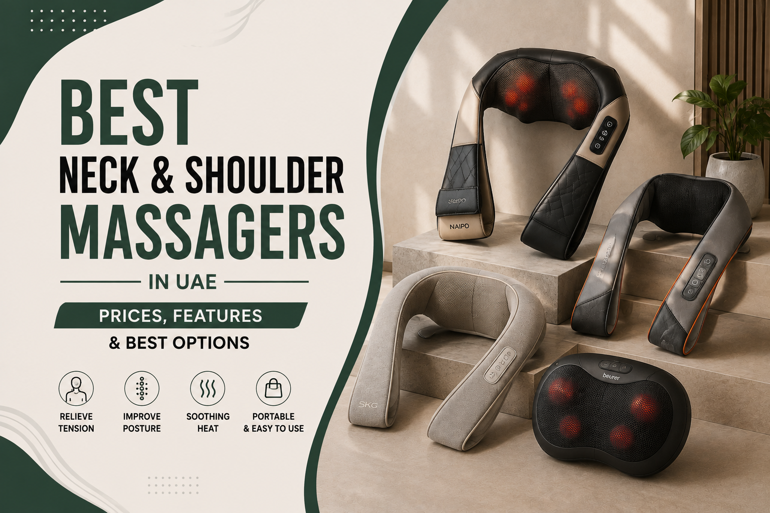 Best Neck & Shoulder Massagers in UAE | Prices, Features & Best Options