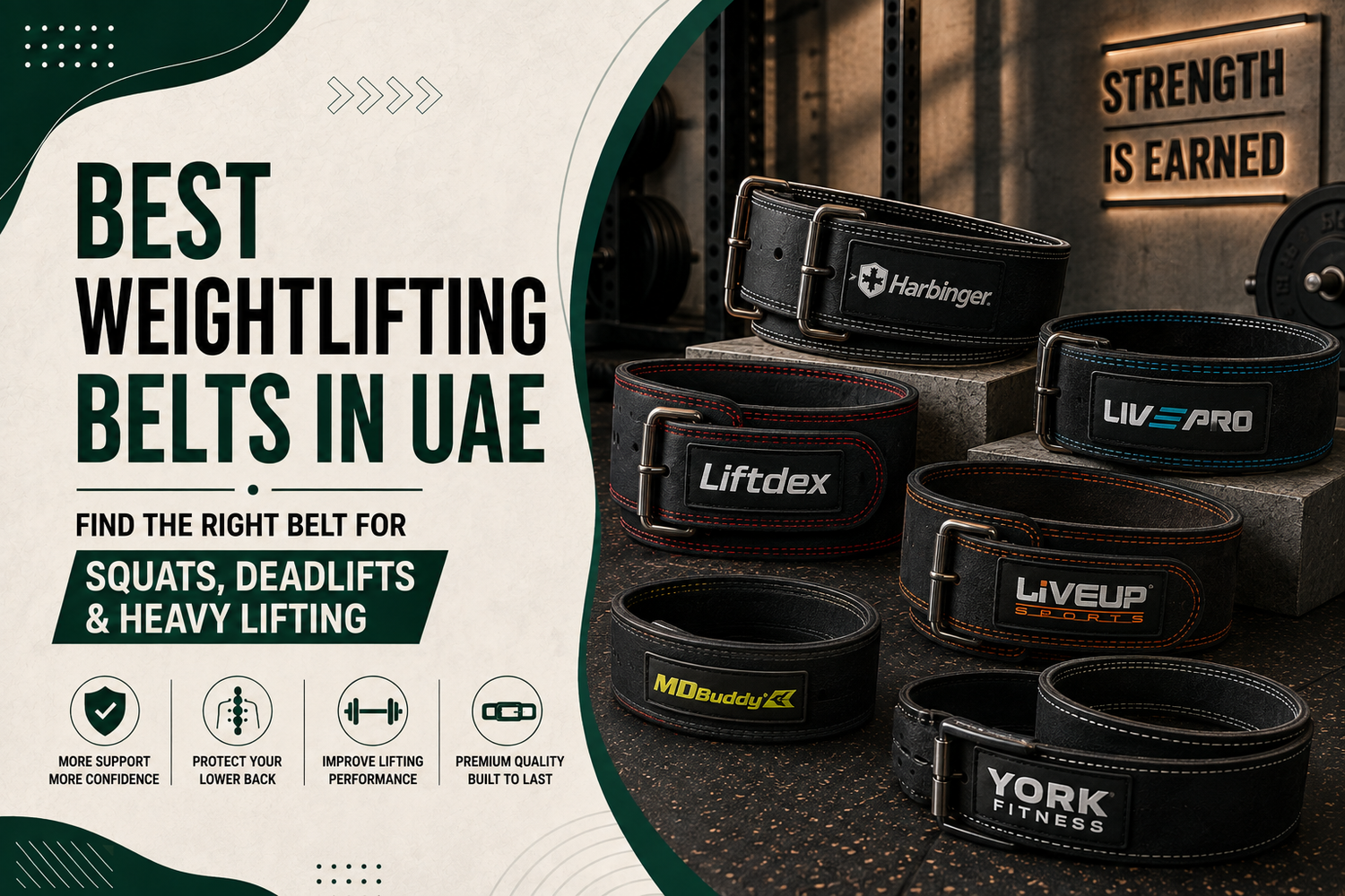 Best Weightlifting Belts in UAE | Find the Right Belt for Squats, Deadlifts & Heavy Lifting