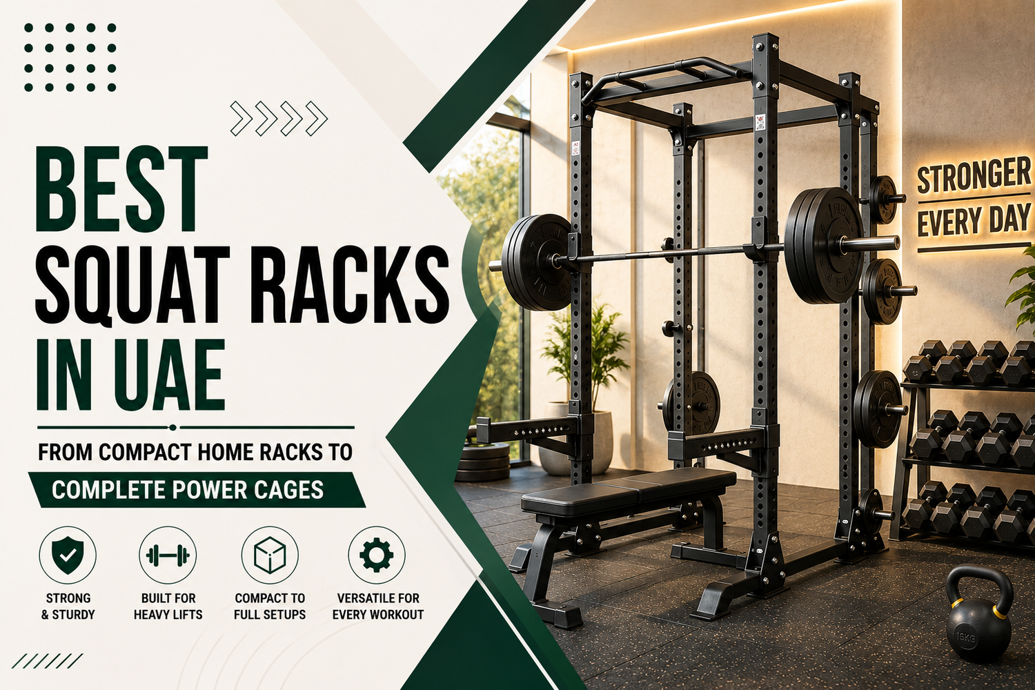 Best Squat Racks in UAE | From Compact Home Racks to Complete Power Cages