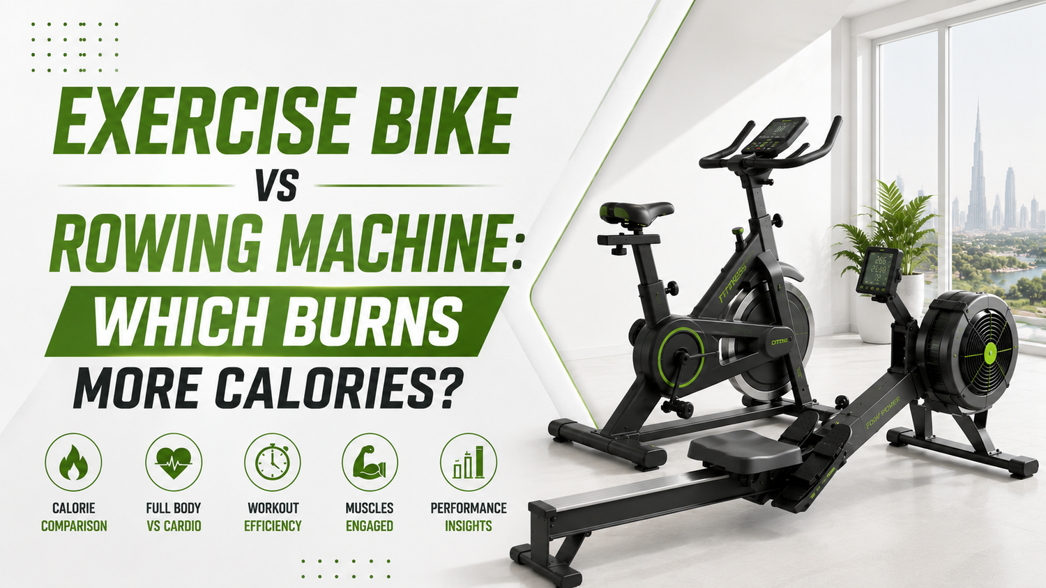Exercise Bike vs Rowing Machine: Which Burns More Calories?