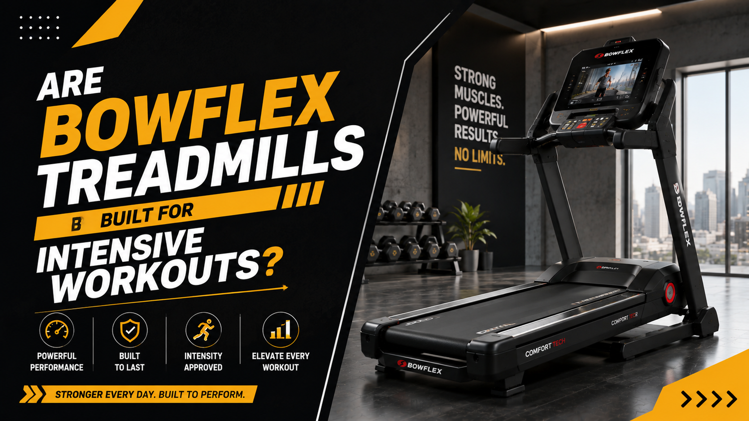 Are Bowflex Treadmills Built for Intensive Workouts?