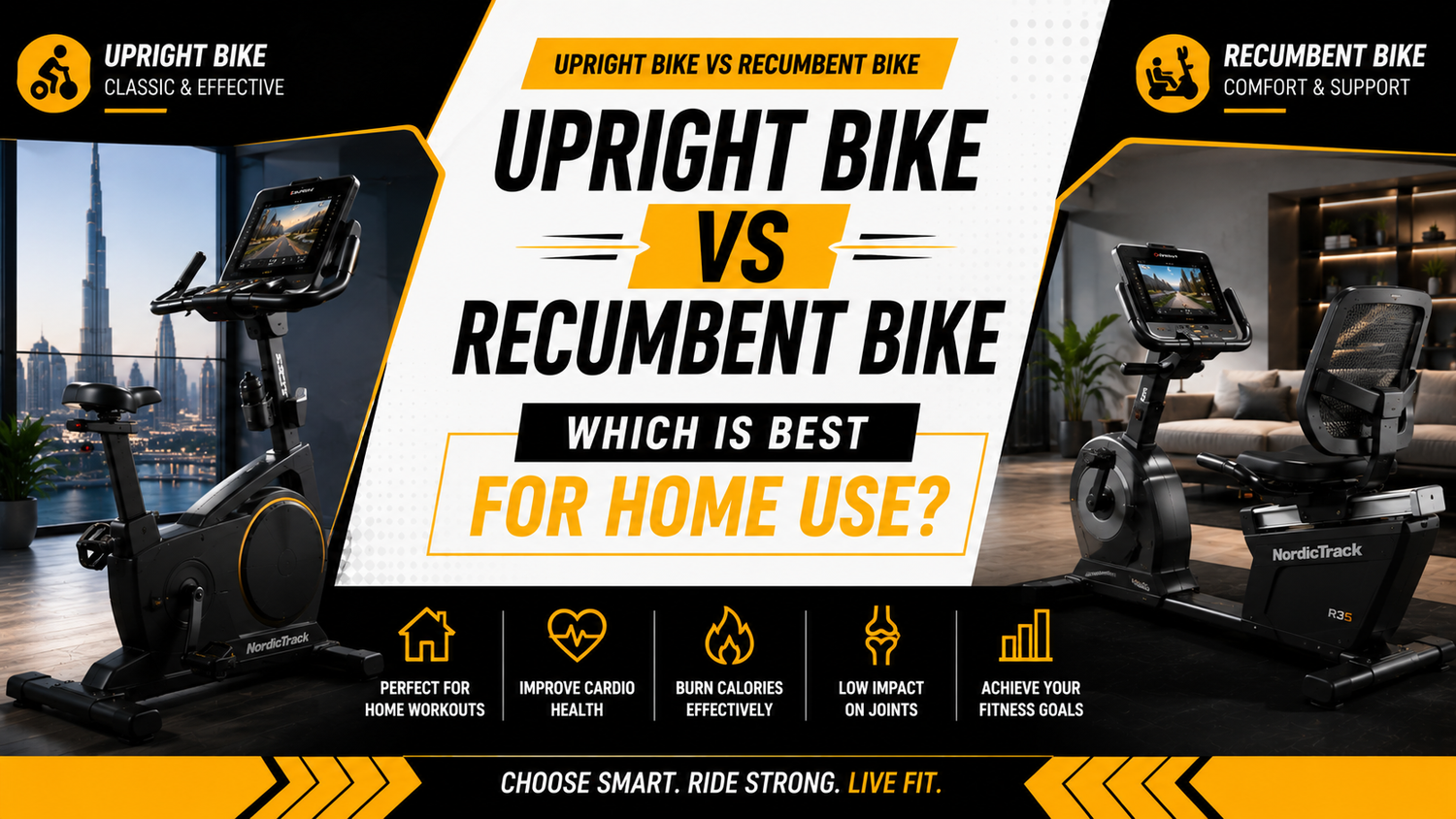 Upright Bike vs Recumbent Bike: Which Is Best for Home Use?