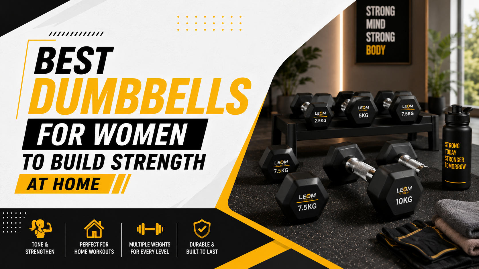 Best Dumbbells for Women to Build Strength at Hom