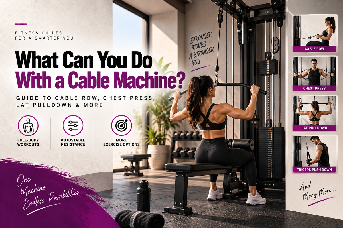 What Can You Do With a Cable Machine? Guide to Cable Row, Chest Press, Lat Pulldown & More