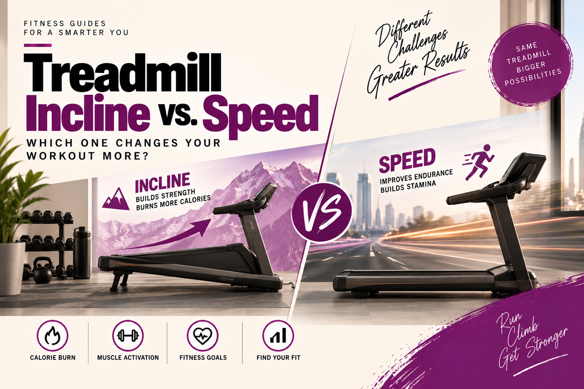 Treadmill Incline vs. Speed | Which One Changes Your Workout More?