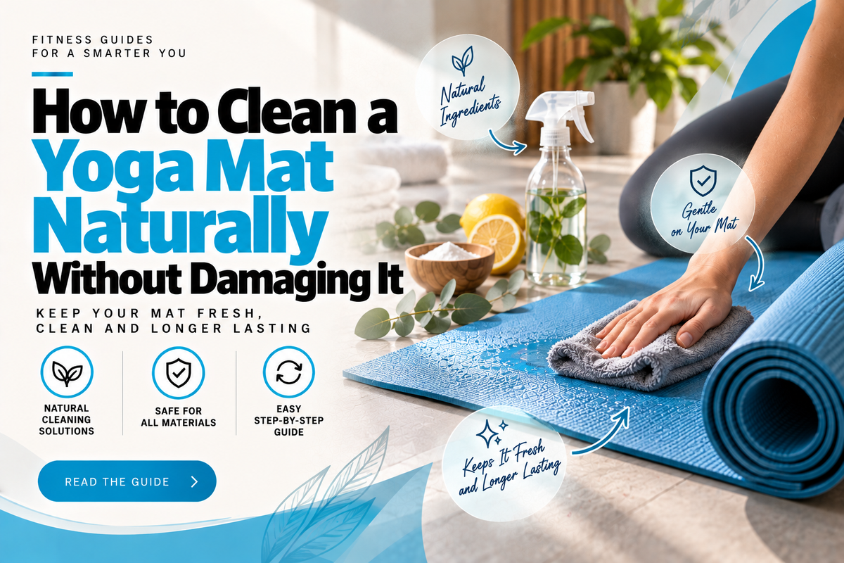 How to Clean a Yoga Mat Naturally Without Damaging It
