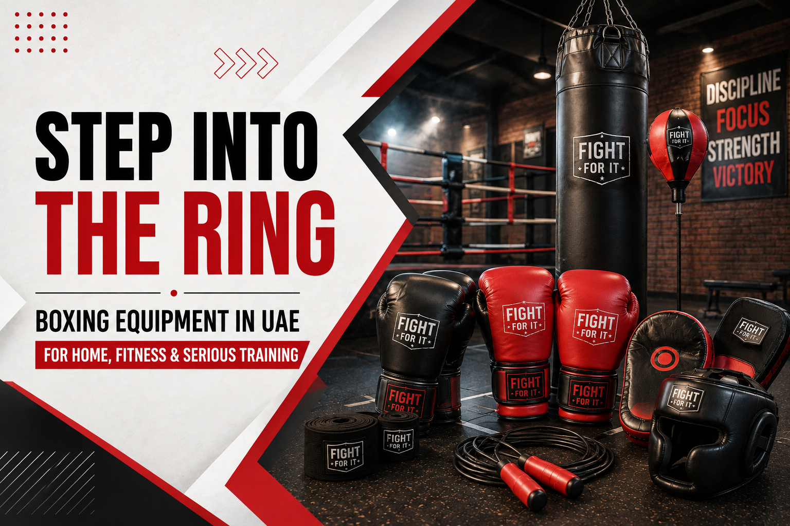 Step Into the Ring | Boxing Equipment in UAE for Home, Fitness & Serious Training