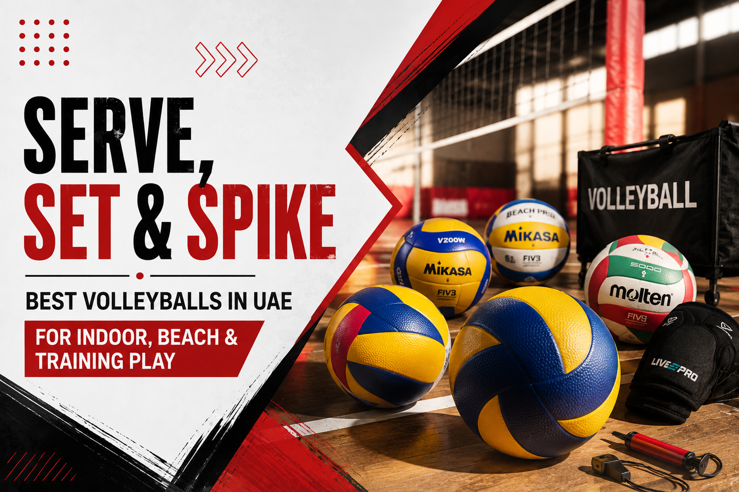 Serve, Set & Spike | Best Volleyballs in UAE for Indoor, Beach & Training Play