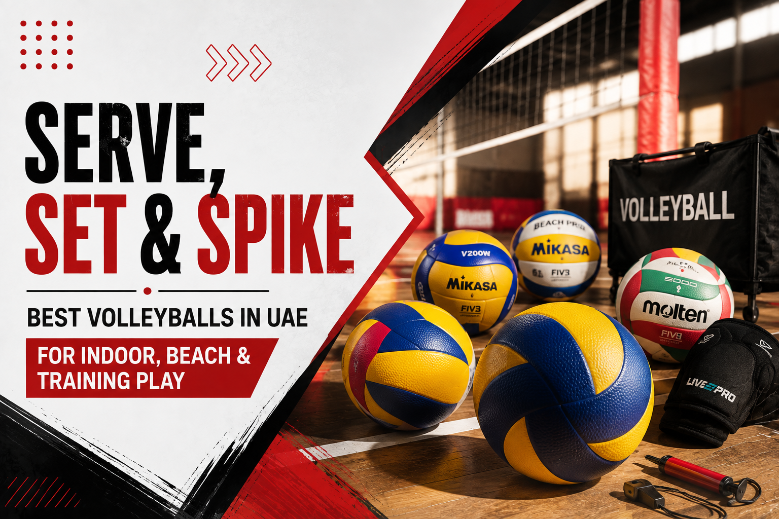 Serve, Set & Spike | Best Volleyballs in UAE for Indoor, Beach & Training Play