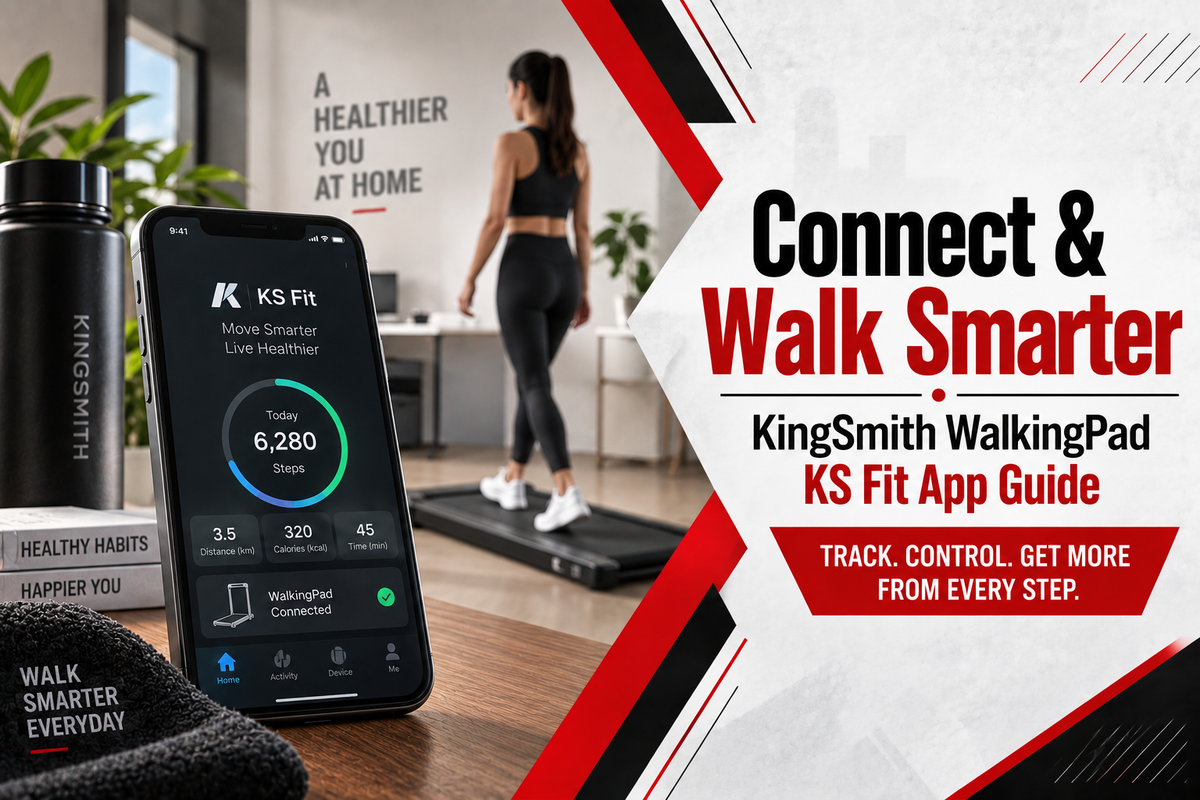 Connect & Walk Smarter | KingSmith WalkingPad KS Fit App Guide
