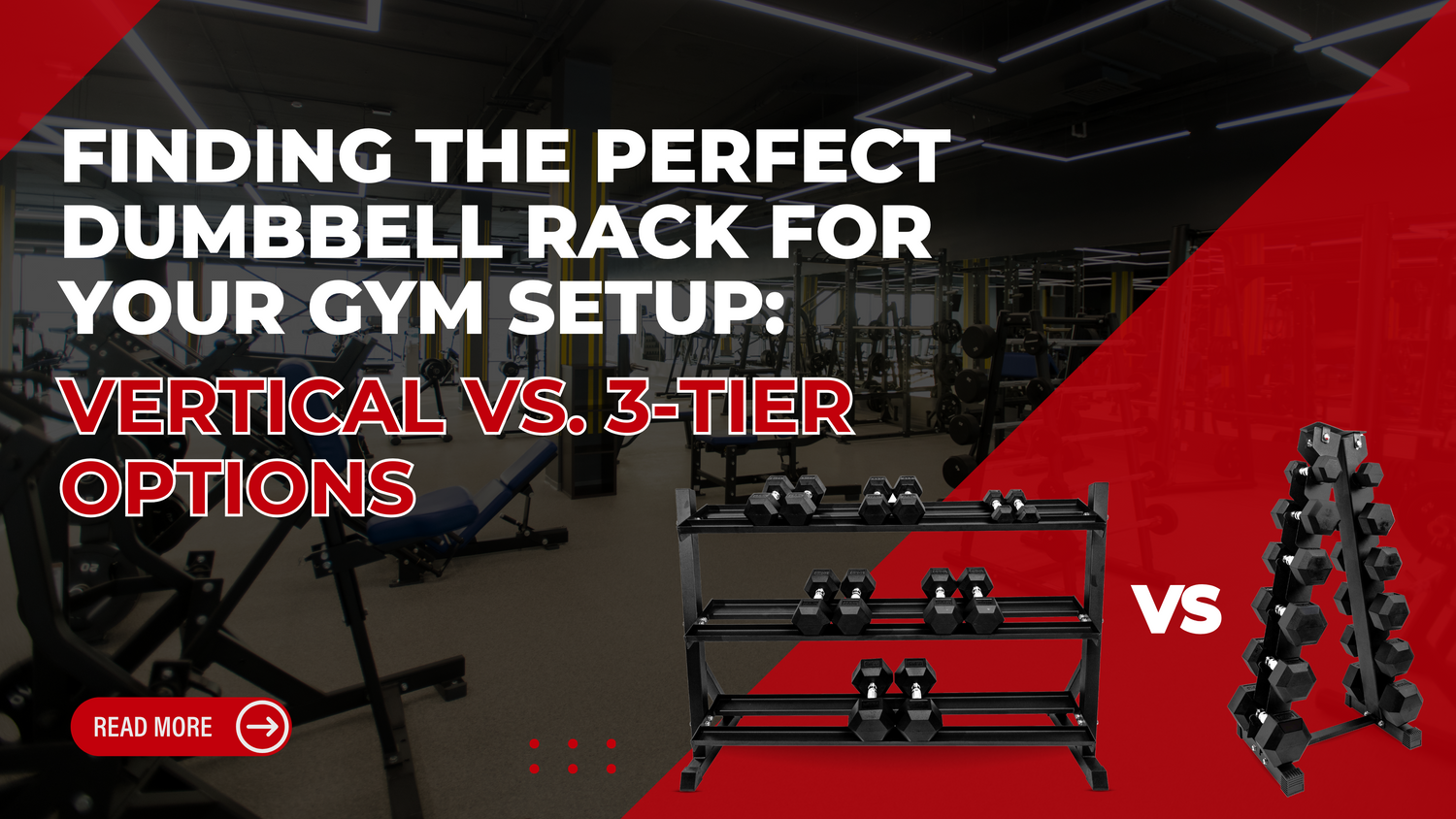 Finding the Perfect Dumbbell Rack for Your Gym setup: Vertical vs. 3-Tier Options