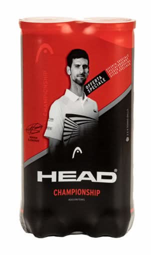 HEAD Championship Tennis Balls – 2x4B Pack (8 Balls)