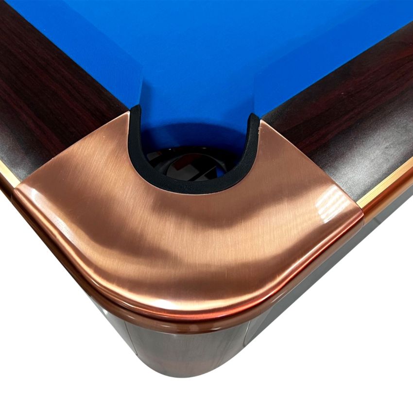 Beverly II 8ft 4th Generation Billiard Table, Brown Frame