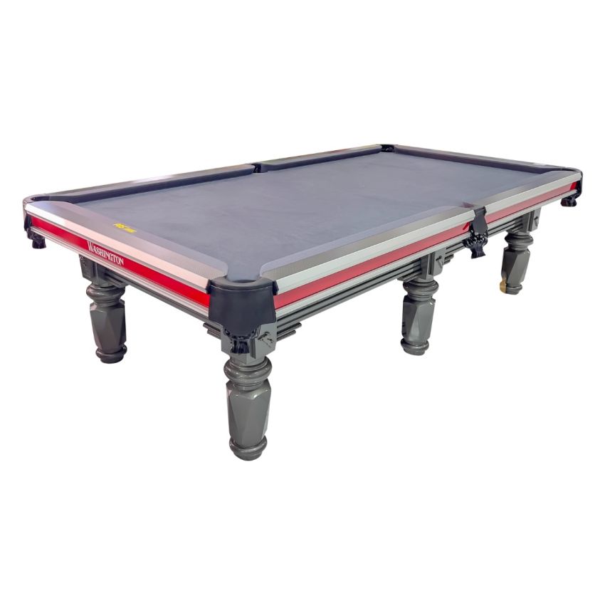 Washington 9 ft Billiard Table BJ-X9, Dark Grey Cloth with Accessories