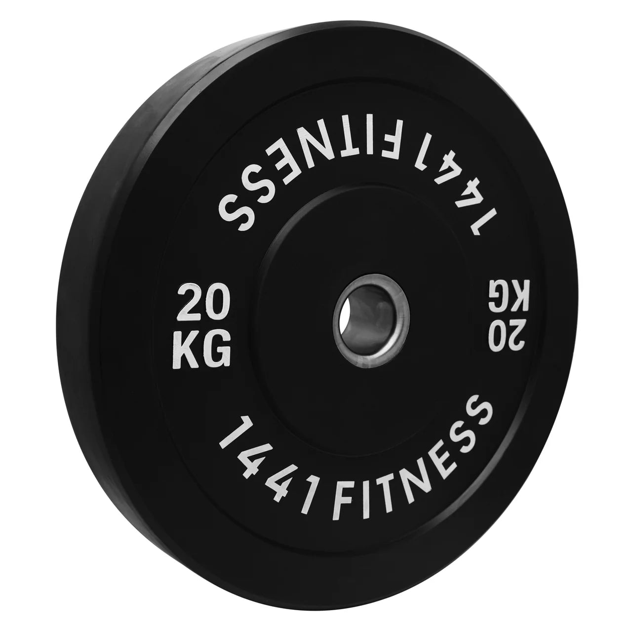 Combo 7 Ft Olympic Bar with Black PU Bumper Plates - 80 KG Set | 1441 Fitness