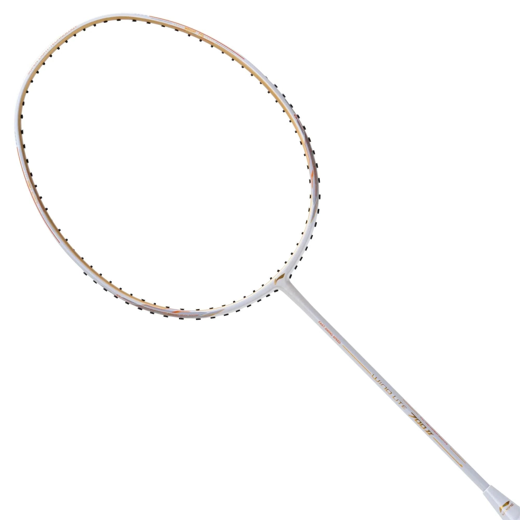 Li-Ning Wind Lite 700 II Badminton Racket White Gold