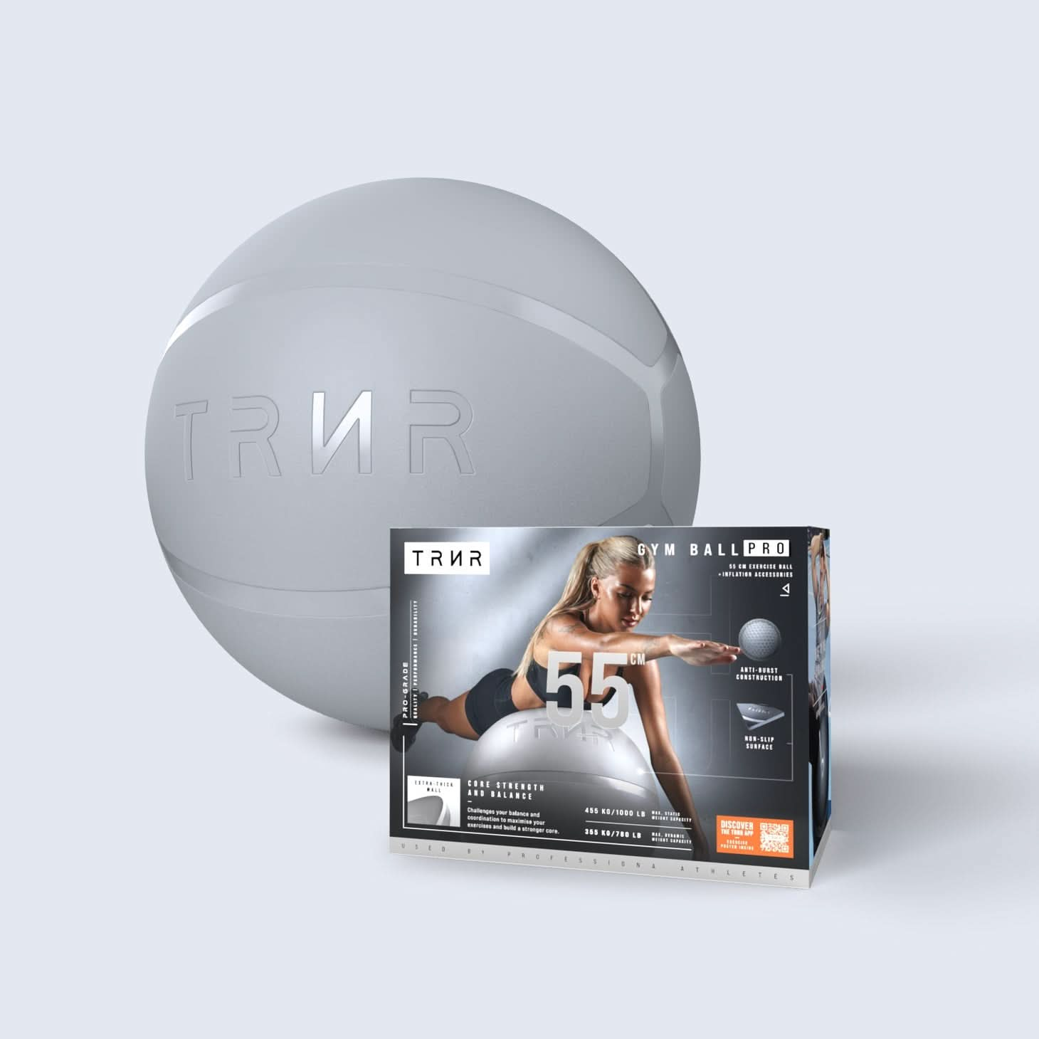 TRNT Gym Ball (Anti-Burst Exercise Ball)