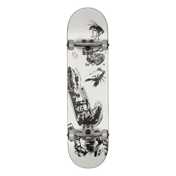 Globe G1 Hard Luck G1 Hard Luck White/Black 8.0FU Skateboard