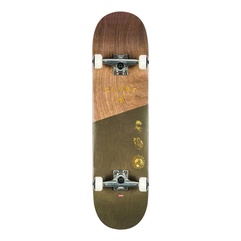 Globe G1 Insignia G1 Insignia Dark Maple/Green 8.25FU Skateboard