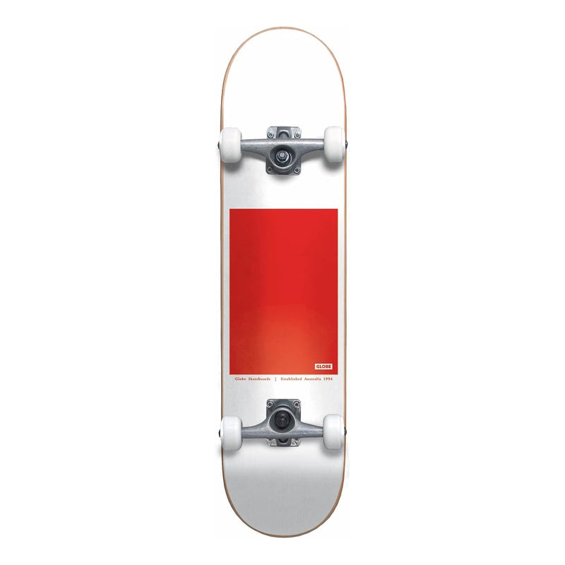 Globe G0 Black Serif G0 Black Serif White/Red 8.0FU Skateboard