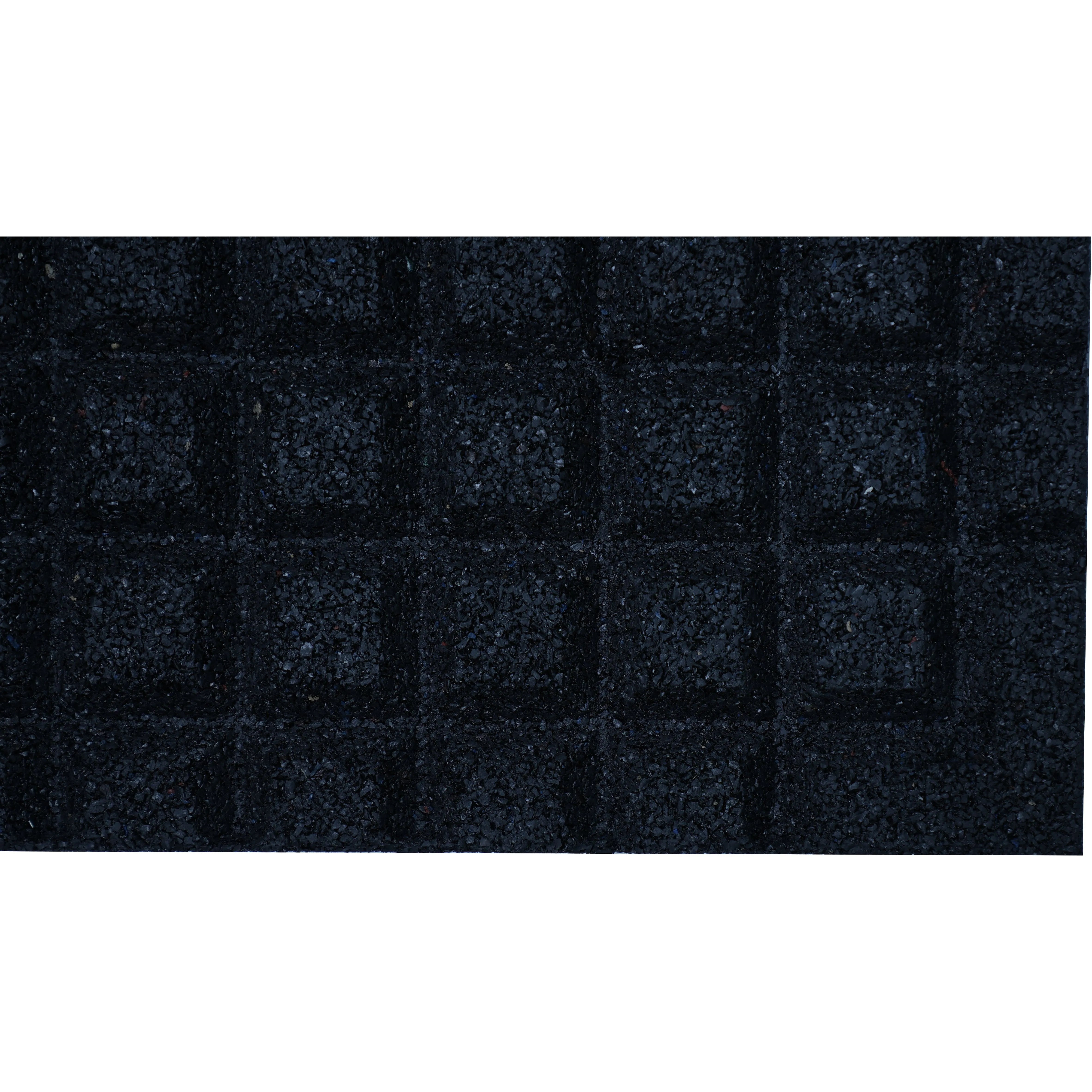 ErgoFloor Quad Rubber Tiles | C1 Black (Heavy Duty Gym Tile - 100 x 100 CM)