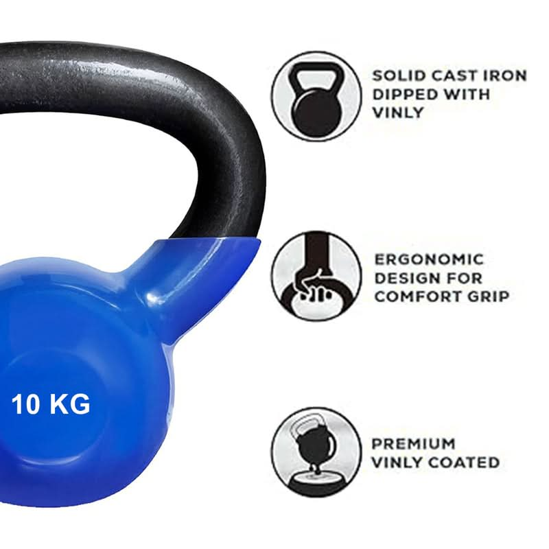 DS Vinyl Kettlebell - 10 KG