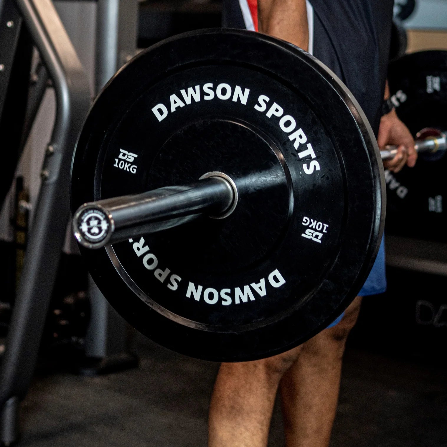 DS Rubber Bumper Plates (w/ upturned ring) - 15kg