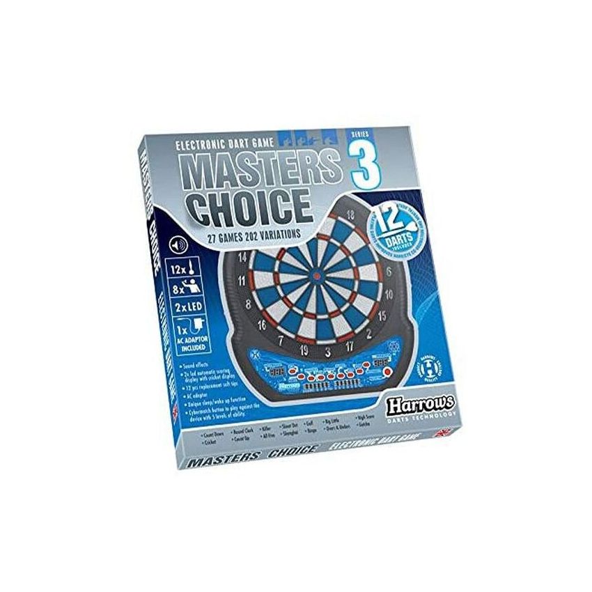 Harrows Dart Master Choice 3 JE13 4S A Electronic Dartboard Set