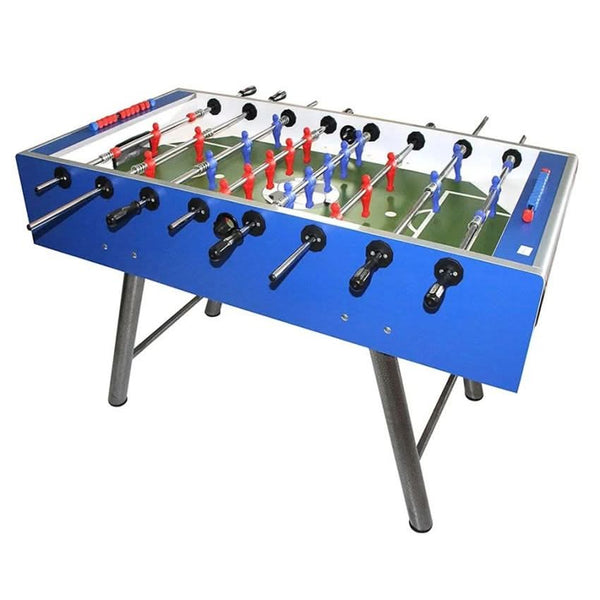 Ta Sport Professional Foosball Table 25mm Blue Cabinet with Steel Legs