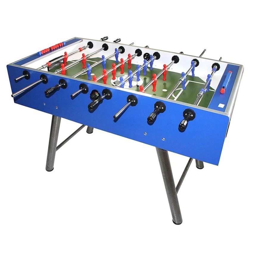 Ta Sport Professional Foosball Table 25mm Blue Cabinet with Steel Legs